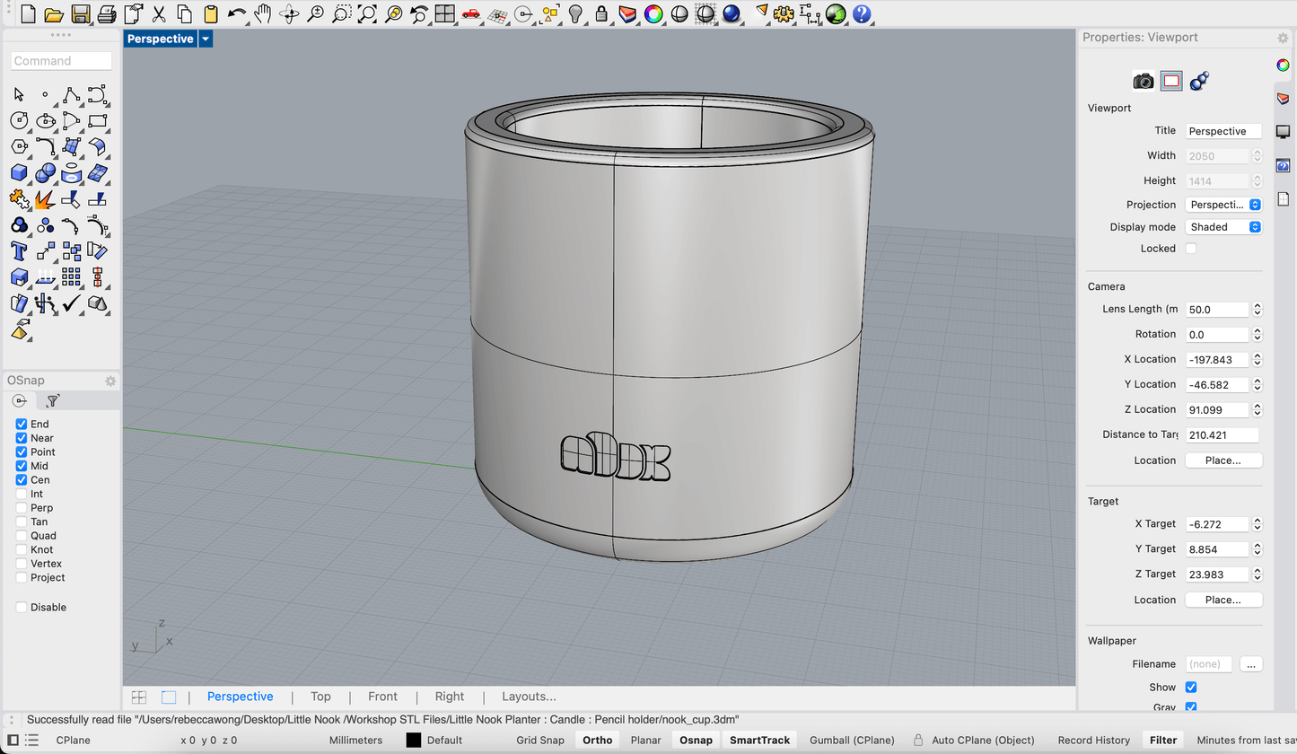 Lil Plant Pot Workshop - 3D Design