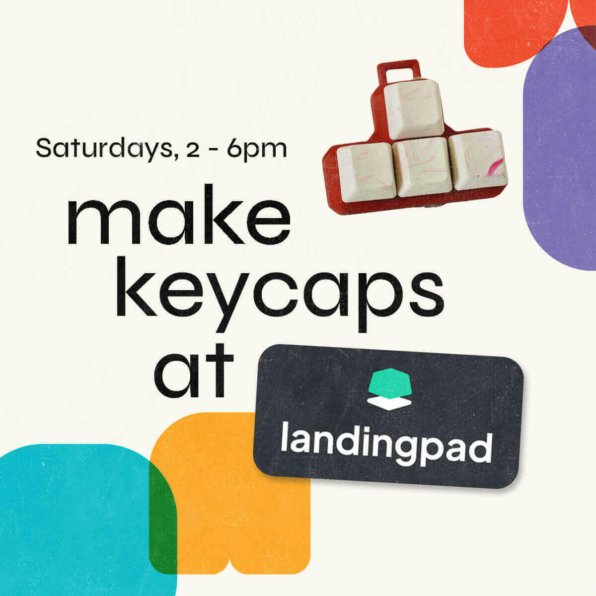 Keycap Workshops at Landing Pad